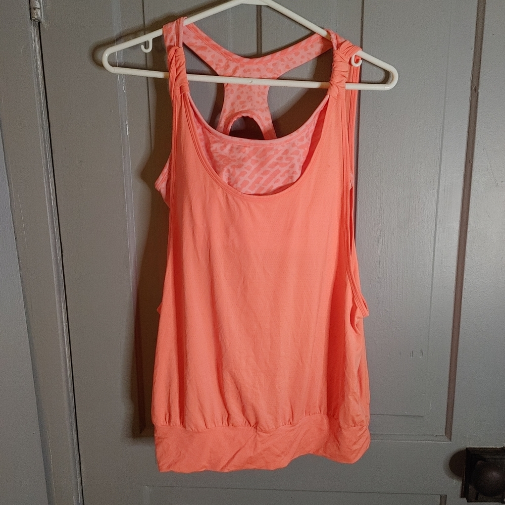 2/$40 Coral Calvin Klein tank - Picture 1 of 8